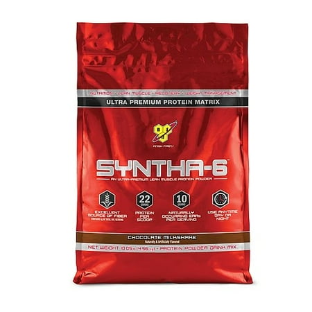 - BSN Syntha-6 Protein Powder, Chocolate Milkshake, 10 Lb