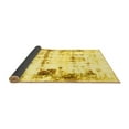 thumbnail image 2 of Ahgly Company Indoor Rectangle Abstract Yellow Modern Area Rugs, 7' x 10', 2 of 4