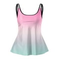 thumbnail image 5 of idosla Tankini Tops for Women Swimwear Top Only Tummy Control Bathing Suit Top No Bottom (Available in Plus) (Light Pink, S), 5 of 5