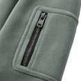 thumbnail image 3 of Mens Polar Fleece Jacket Lightweight Full Zip Jackets Outdoor Coat Soft Warm Fleece Jacket ffor Casual Outerwear, 3 of 6