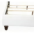 thumbnail image 4 of Transitional White Queen Bed Boasts 50"H x 66"W x 86"D Dimensions & Sturdy Frame, 4 of 7