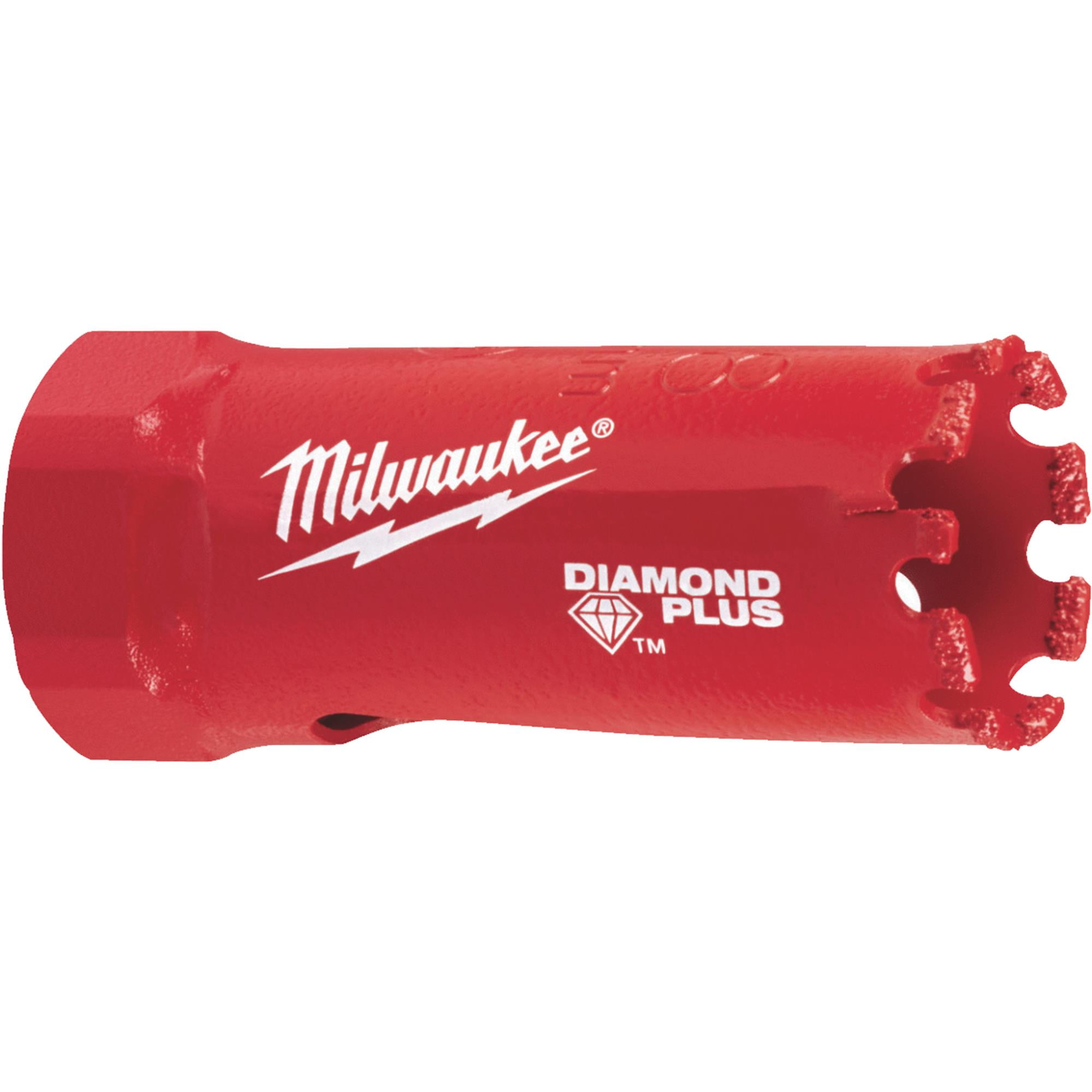 milwaukee diamond plus hole saw