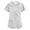 White_012#717, variant on Homozy Pumpkin Scrub Tops Womens Halloween V Neck Short Sleeve with Pockets Halloween Costumes Thanksgiving Fall Scrub Working Uniform Purple 2XL