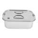 thumbnail image 5 of Fiambrera De Acero Inoxidable Contenedor De Almacenamiento De Alimentos Fiambrera A Prueba De Fugas Caja Para Sándwiches De Ensalada Para Adultos Y Niños,, 5 of 7