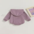 thumbnail image 4 of Baby Boys Girls Fall Sweatshirts Rompers Infant Rainbow Hoodies Jumpsuits, 4 of 9