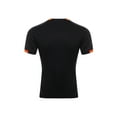 thumbnail image 4 of Blotona Causal Men Sports T-shirt, Short Sleeve Round Neck Stripe Pattern Sports Tops for Summer Spring Gym, Men Clothing, 4 of 9