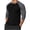 Gray, variant on Hinvhai Men's Henley Shirts Color Block Raglan Long Sleeve Slim-Fit Casual Baseball Tee Shirt Wine XL(XL)