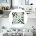 thumbnail image 5 of Ullo0ord Leaf Pillow Covers Summer Tropical Leaves Throw Pillows Cover Modern Outdoor Square Pillow Case for Home Couch Bed Sofa Patio, 5 of 7