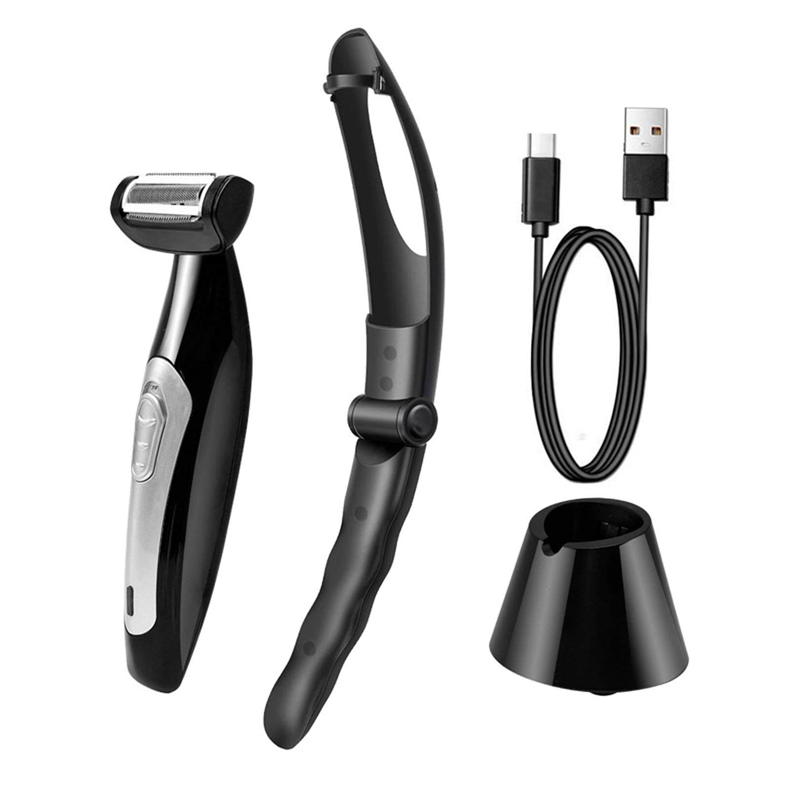 Stgfyxgs Back Hair Removal Wet and Dry Using Ergonomic Handle Remoavble Body Grooming