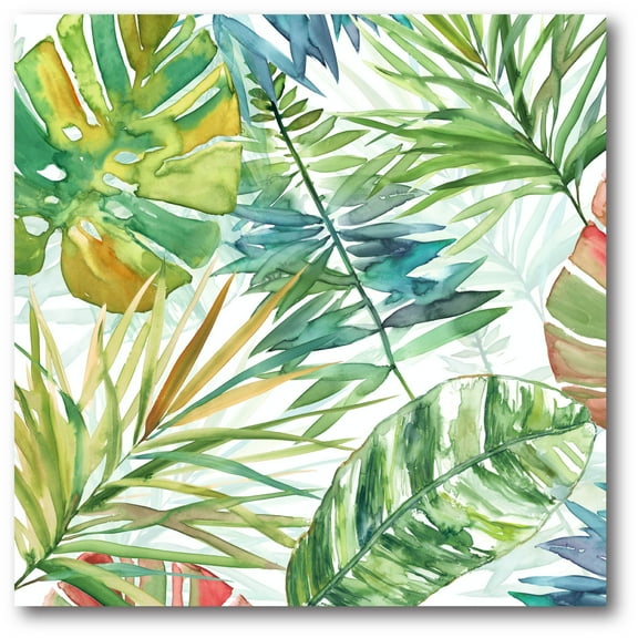 Courtside Market Tropical Sketchbook I Gallery-Wrapped Canvas Wall Art, 16x16