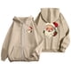 thumbnail image 4 of WILLBEST Sudadera de Mujer Ladies' Christmas Printed Zipper Long Sleeved Pocket Drawstring Casual Hooded Sweatshirt 1685 XX-Grande, 4 of 8