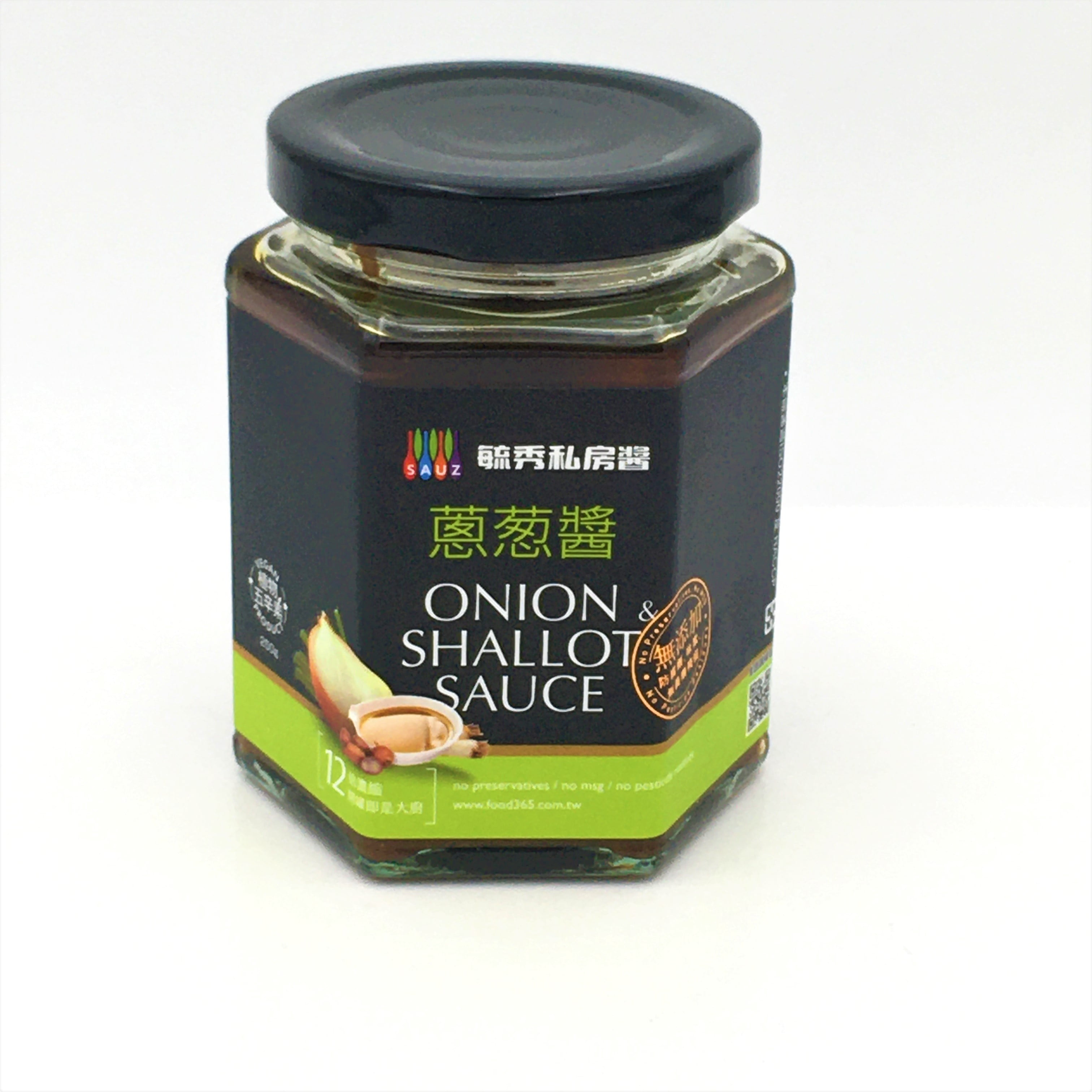 毓秀私房酱蔥葱酱 Sauz Onion Shallot Sauce 250g 