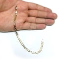 thumbnail image 4 of 10k Yellow Gold Mariner Link Chain Bracelet, 4mm, 8", 4 of 4