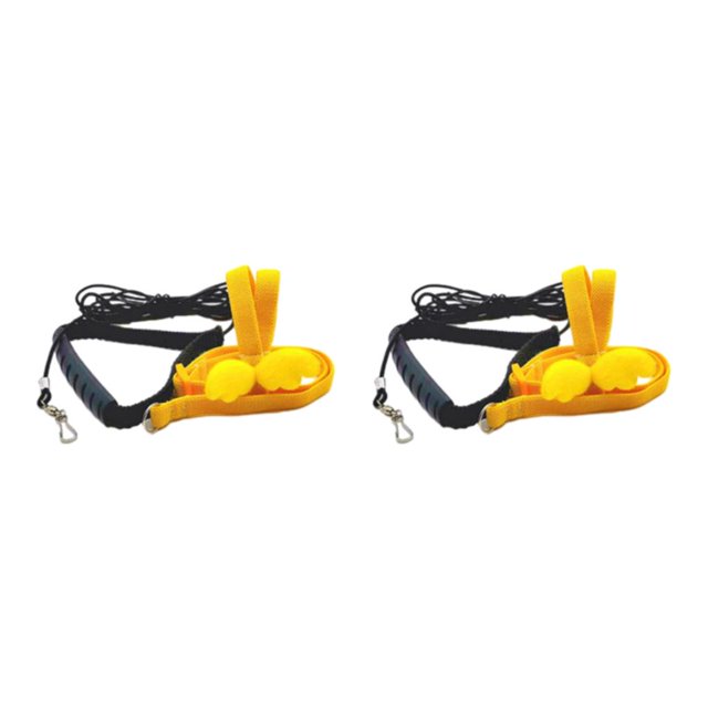 Guardoinrt Cute Parrot Bird Harness With Adjustable Features Easy-to Gifts Bird Harness And Leash For Parrot yellow 2Set
