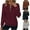 Style3-Wine winter coats for women, variant on Mceream Women's Quilted Sweatshirts Plus Size Stand Collar Long Sleeve Textured Solid Casual Loose Fit Fashion Fall Pullover Tops Warm Winter Clothes Sudadera Para Mujer Pink L