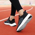 thumbnail image 3 of Zapatillas de deporte de malla ligera para mujer, con cordones en la parte superior baja, cómodas y cómodas, con punta redonda, informales, para caminar, zapatos deportivos para mujer, 3 of 4