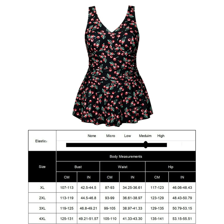 Women's Plus Size One Piece Swimdress Tummy Control Bathing Women's Plus Size One Piece Swimdress Tummy Control Bathing