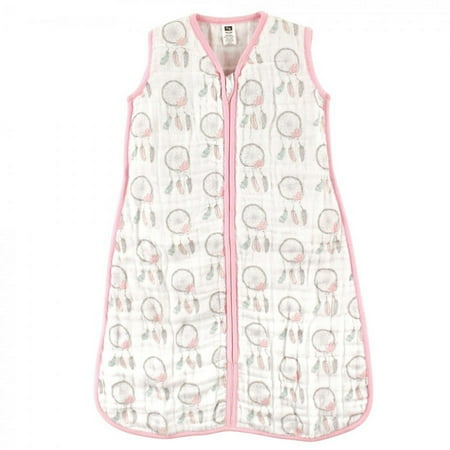 UPC: 0660168510096 | Hudson Baby Infant Girl Muslin Cotton Sleeveless Wearable Sleeping Bag Sack Blanket Dream Catcher 0-6 Months