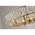 thumbnail image 4 of Bethel International Chandelier Gold Metal & Crystal, 4 of 5