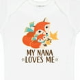 thumbnail image 4 of Inktastic My Nana Loves Me Grandchild Cute Fox Boys or Girls Baby Bodysuit, 4 of 5