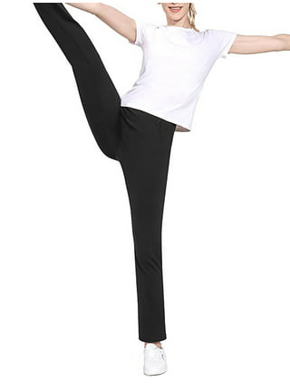 Bamans Women’s Yoga Dress Pants Tummy Control Workout Runnning Skinny Leg  Stretch Work Pants