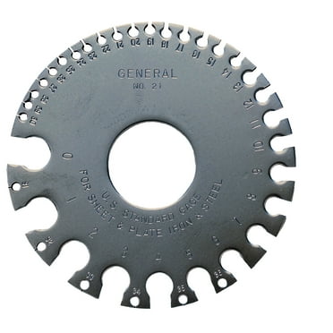 General Tools 20 Wire Round Gage, American Standard - Walmart.com