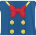 thumbnail image 2 of Women's Mickey & Friends Donald Costume Racerback Tank Top Royal Blue Heather X Large, 2 of 4