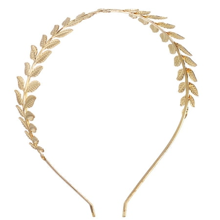 Lux Accessories Gold Tone Goddess Boho Chic Leaf Crown Fashion Headbands