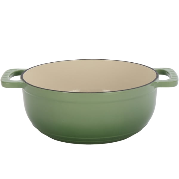 7.5QT Enameled Cast Iron Dutch Oven, 16LB Thickened Cast Iron, Non-Stick Enamel, Oven/Gas/Induction Compatible, Heat-Resistant Handles + Silicone Gloves