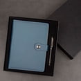 thumbnail image 4 of 6 Rings Leather Notebook 160 Pages Wide Ruled Refillable 6 Rings Binder Covers, 4 of 11