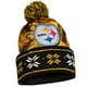 thumbnail image 1 of Gorro FOCO Pittsburgh Steelers NFL con logotipo grande iluminado, 1 of 1