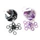 thumbnail image 1 of Lazos para el cabello para bebés pequeños, lazos elásticos multicolores para el cabello, elásticos para el cabello sin arrugas, coleteros pequeños, lazos para el cabello para niñas, 1 of 5