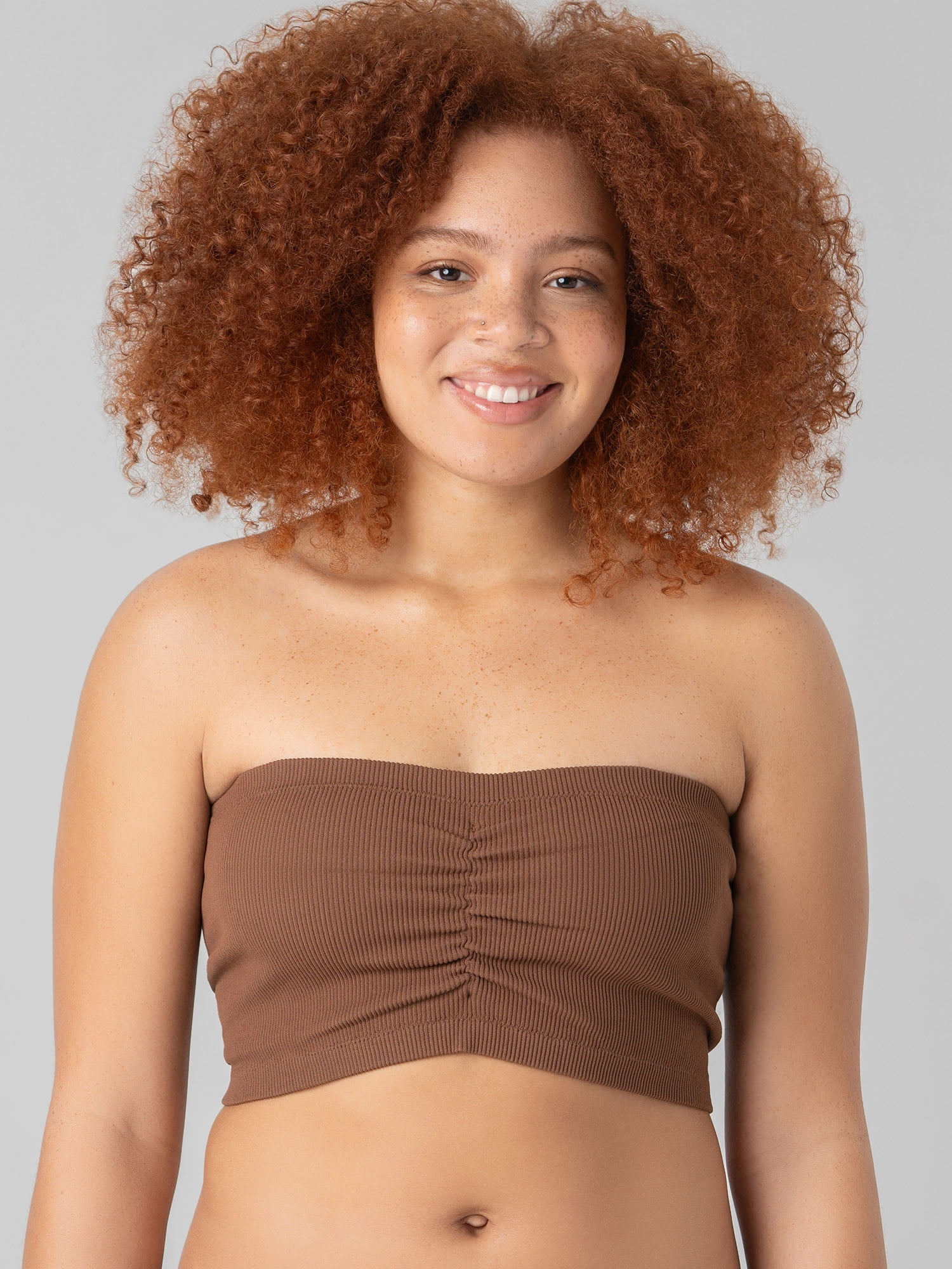 No Boundaries Seamless Bandeau Bra, Women's and Women's Plus, Sizes XS-3XL