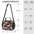 thumbnail image 4 of FORMRS Student Insulated Lunch Bag with Shoulder Strap Reusable Cooler Box for School, Black Lucky Cat, 4 of 9