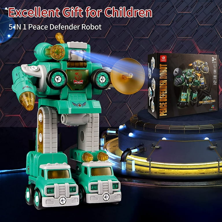 Buy Teach Tech Meta.4, Transforming Robot, STEM Solar Toys for Kids 8+