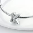 thumbnail image 2 of MULA Original 925 Sterling Silver 26 Letters DIY Charm AAA CZ Beads fit Bracelet for Women Gift Jewelry, 2 of 7