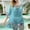 Sky Blue, variant on Bohemian Summer Dress for Women Beach Swimsuit Cover Up Chiffon Hollow Out Floral Short Sleeve Sundress Casual Loose Tassel Beach Dress