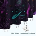 thumbnail image 6 of Psychedelic Halloween Pattern Shower Curtain 84"x72" ,Bathroom Decorative Shower Curtains Set with 12 Hooks,Modern Waterproof Washable Shower Curtain, 6 of 6