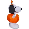 thumbnail image 3 of Gemmy Airblown Inflatable Snoopy in Pumpkin Outfit Peanuts, 4 ft Tall, Multicolored, 3 of 5