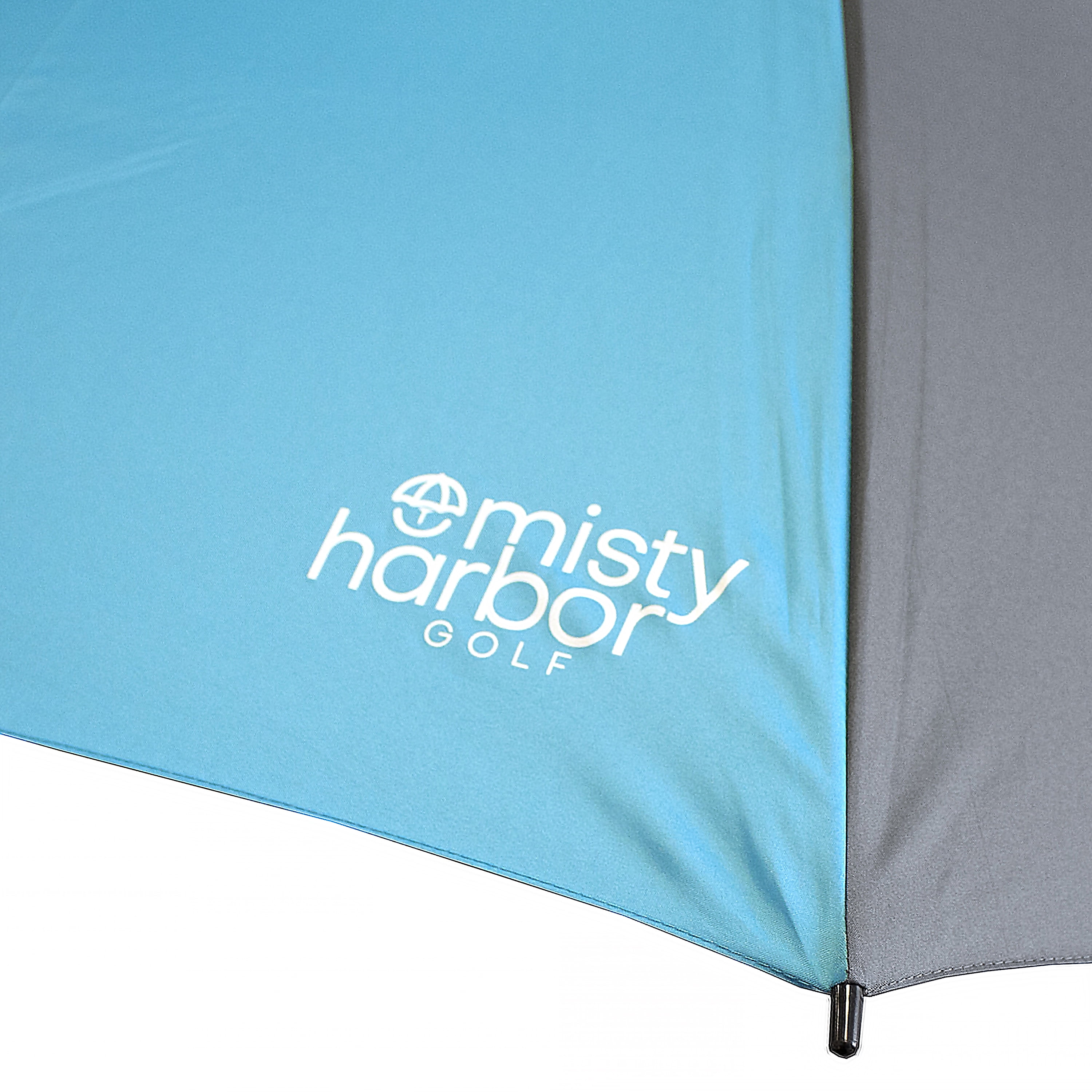 Misty Harbor 72 Inch Golf Umbrella, Blue and Grey