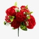 thumbnail image 2 of Arreglo floral artificial de rosa y lila | Decoración floral falsa Centro de mesa para bodas de verano, plástico resistente que no se desvanece, 30x20cm, blanco/rojo/morado/rosa, decoración realista, 2 of 6