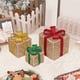 thumbnail image 4 of Cajas Navideñas Iluminadas con Control Remoto, Juego de 3, Decoración Led para Exteriores, Ideales para Regalos y Decoración de Jardín., 4 of 6