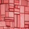 thumbnail image 1 of Ahgly Company Machine Washable Indoor Square Transitional Red Area Rugs, 6' Square, 1 of 7