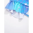 thumbnail image 6 of Haitryli Kids Girls Cute Mermaid Fish Scales One Piece Swimsuits Beach Sport Bathing Suit Blue 7-8, 6 of 7
