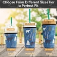 thumbnail image 6 of 3-Pack (16-32oz) Reusable Neoprene Insulator Sleeve for Iced Coffee or Cold Beverage Cups (Sunset Smooth), 6 of 9