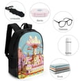 thumbnail image 4 of Adventure Time Backpack, Large Capacity Daypack Backpackfor College Work Daily, 16.1x12.6x6.7 Inch, 4 of 8