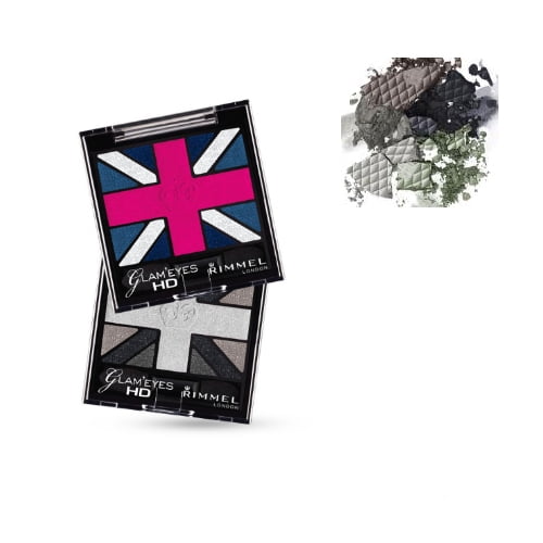 Coty Rimmel Glam'Eyes HD Quad Eye Shadow, 0.088 oz