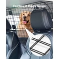thumbnail image 5 of VEVOR Dog Car Barrier, 35.4in.-60.6in. Adjustable Car Divider for Front Seat Installation, Universal-Fit Heavy-Duty Wire Mesh Dogs Separator Guard Net, Vehicle Pet Barrier for Sedans, Trucks, 5 of 9