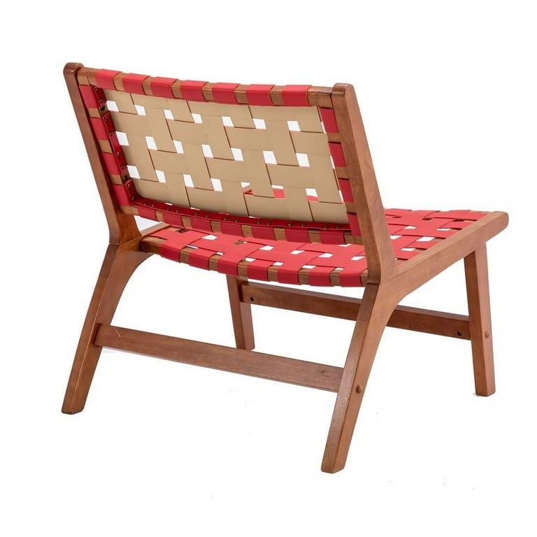 Roy leather 2025 strap chair