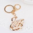thumbnail image 2 of Swan Keychain Rhinestone Keychains for Women 2 Count Backpack Rings Exquisite Miss, 2 of 6